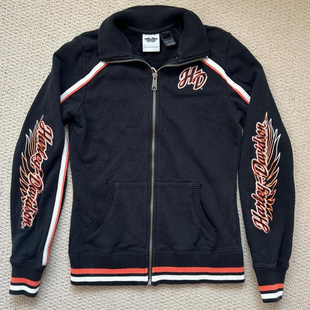 Vintage Harley-Davidson Women's Track Racing Jacket